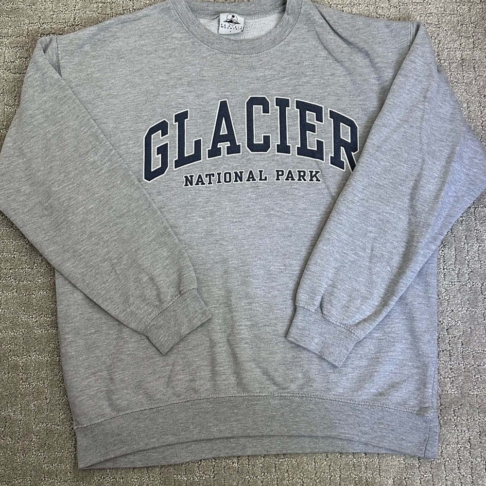 Gray Glacier National Park Sweater